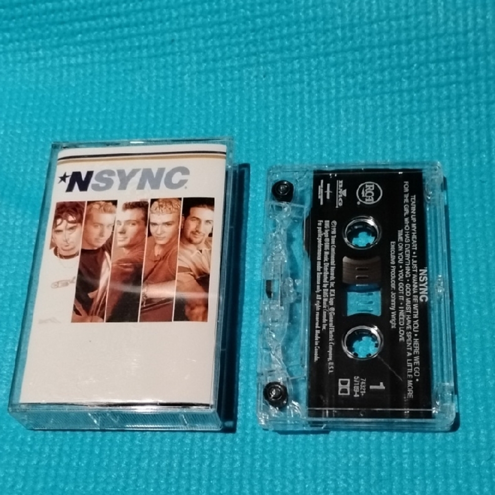 Vintage NSYNC Cassette Tape 90s Y2K Justin Timberlake Boy Band Music